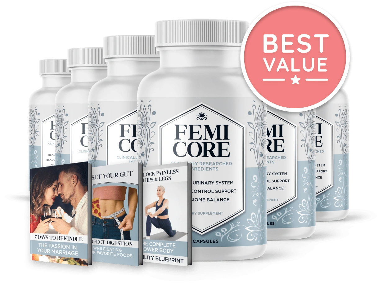 FemiCore 6 bottles package